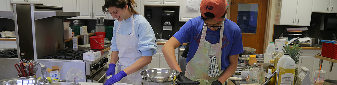 Paramus High School Students cooking