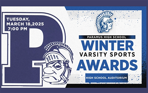 PHS Winter Varsity Sports Awards Flyer